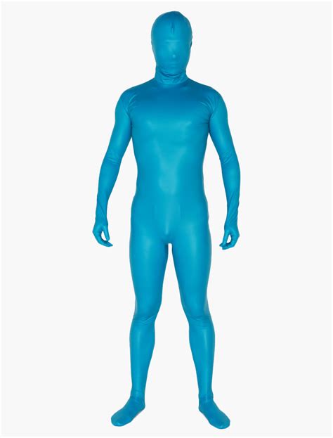 full body blue suit